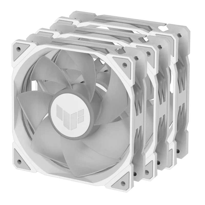 ASUS TUF Gaming TR120 ARGB Reverse Blade Fan. 120mm 3in1 Fan White ASUS TUF Gaming TR120 ARGB Reverse Blade Fan. 120mm 3in1 Fan White